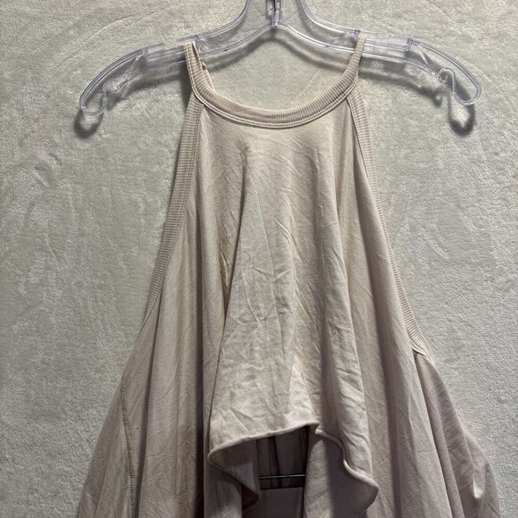 Free People FP Beach Halter Top Skater Skirt All In One Dress Boho Pink Medium - Picture 2 of 16